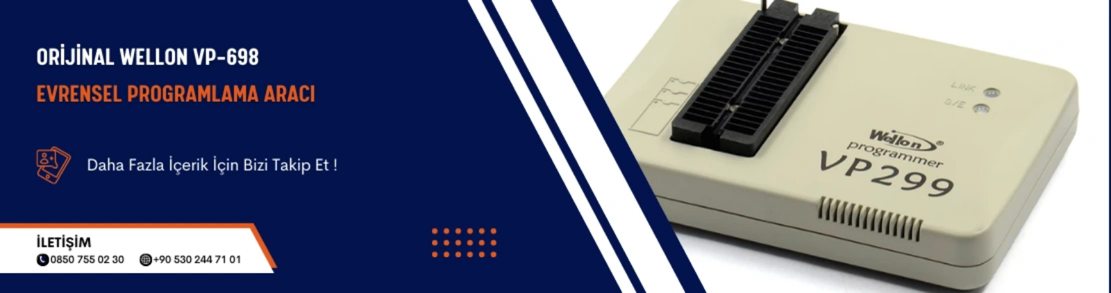 Orijinal Wellon VP-698 Evrensel Programlama Aracı Orijinal Wellon VP-698 Evrensel Programlama Aracı