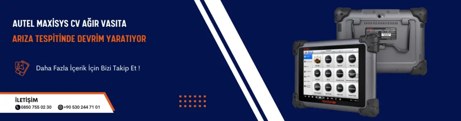 Autel Maxisys CV Ağır Vasıta Arıza Tespitinde Devrim Yaratıyor Autel Maxisys CV Ağır Vasıta Arıza Tespitinde Devrim Yaratıyor