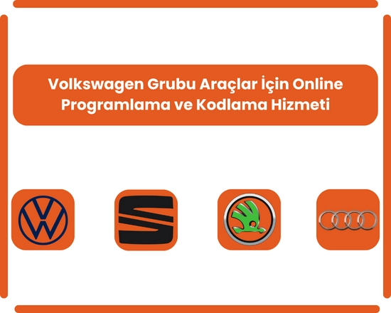 Volkswagen Grubu Araçlar İçin Online Programlama ve Kodlama Hizmeti resmi